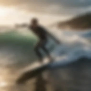 Chasing Waves: The Joy of Surfing Anywhere Surfer enjoying waves at a travel destination