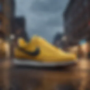 Cultural influence of the Nike Daybreak yellow in urban settings