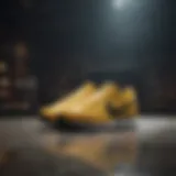 Nike Daybreak yellow sneaker showcasing its dynamic design