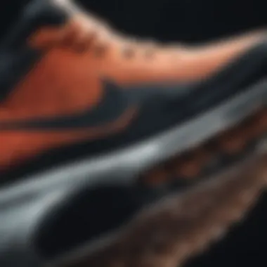 Close-up of the cushioning technology in Nike Everyday Plus footwear