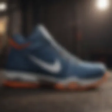 Detailed view of the materials used in Nike Everyday Plus Cushioned footwear