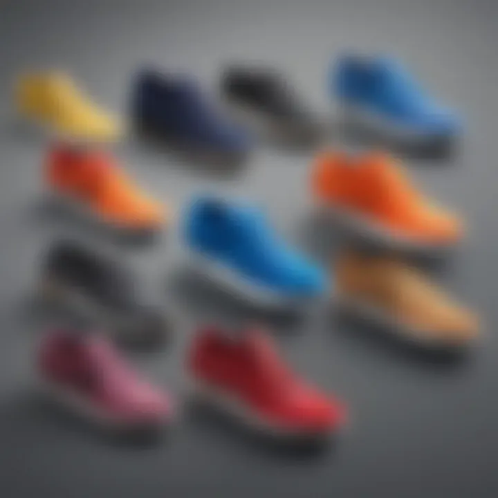 Collage of various Nike Janowski Max colorways and styles