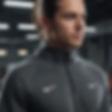 Infographic detailing care instructions for maintaining the Nike quarter zip sweatshirt