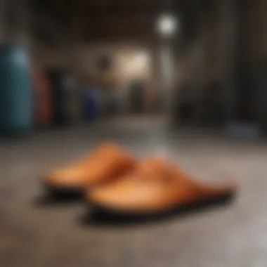 Materials used in the construction of Nike slippers