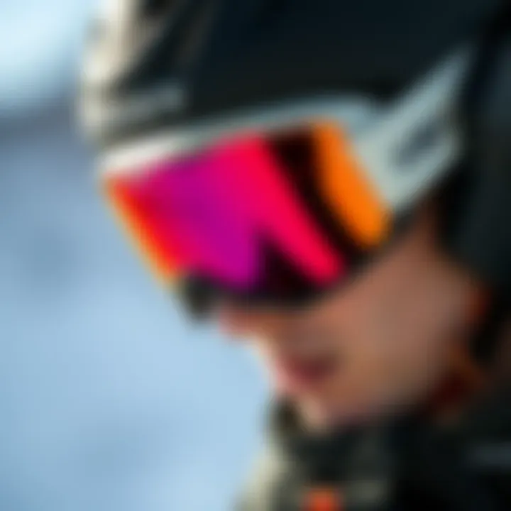 Athlete wearing Oakley Sutro Prizm 24K during an extreme sport activity