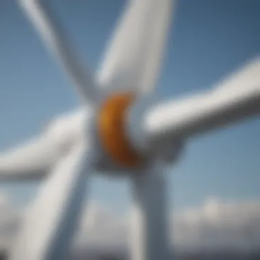 Mechanics of Wind Turbines Diagram illustrating the technology behind wind turbine mechanics