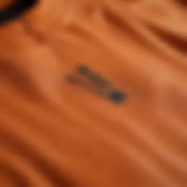 Close-up of the fabric texture showcasing the material construction of the sweat suit