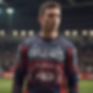 Athletic Identity: Fashion Influenced by Extreme Sports An action shot of an athlete in a printed sweater at a sport event