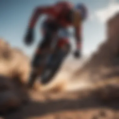 The Drive Behind Extreme Sports Dynamic athlete showcasing energy and focus
