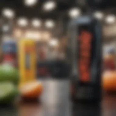 Decoding the Ingredients Nutrition labels highlighting energy drink ingredients