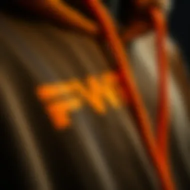 Innovative Fabric of Pwr Hoodies Close-up of Pwr hoodie fabric highlighting durability and design