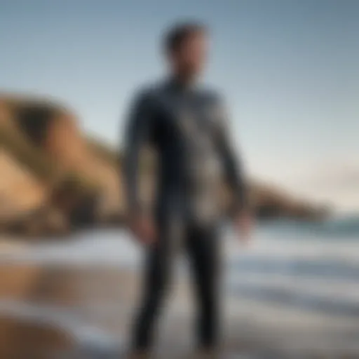 Rip Curl Peak Wetsuit showcasing its sleek design and craftsmanship