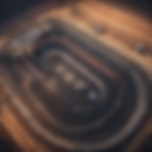 Aerial view of the Saudi Grand Prix track showcasing its intricate design