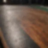 Detailed view of skateboard deck materials and specifications.
