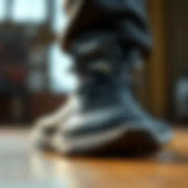 Innovative Technologies in Skate Shoes Close-up of advanced skate shoe technology