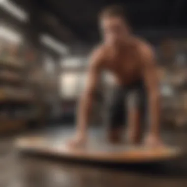 A local skimboard shop providing personalized service to customers