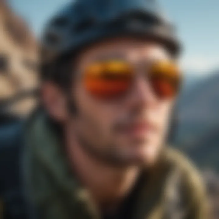 Group of extreme sports enthusiasts showcasing their Smith Snare sunglasses in a vibrant outdoor setting
