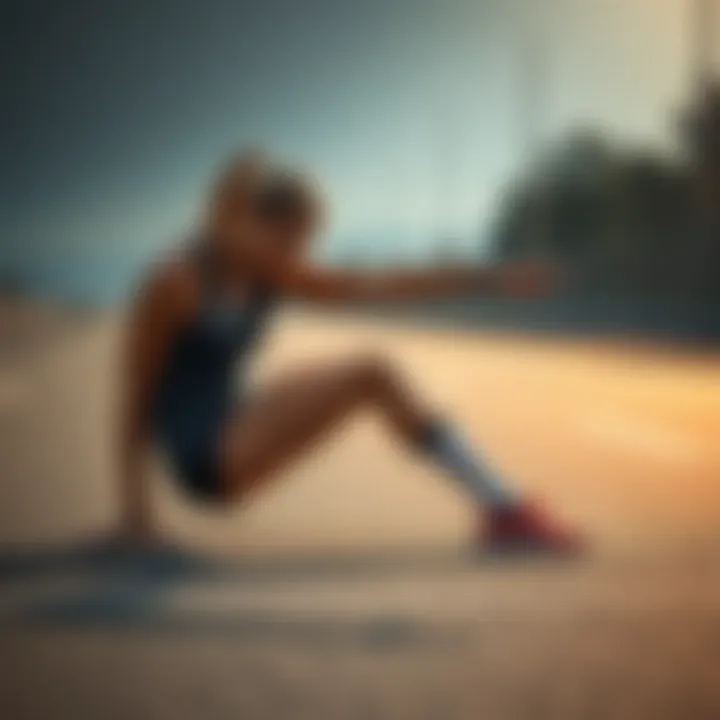 Hamstring stretch for improved flexibility