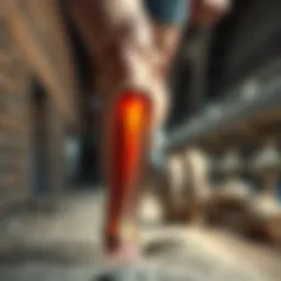 Illustration of knee anatomy highlighting stability zones