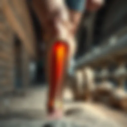 Illustration of knee anatomy highlighting stability zones