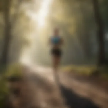 Ideal Running Route for Lung Capacity A scenic running route in a pollution-free environment