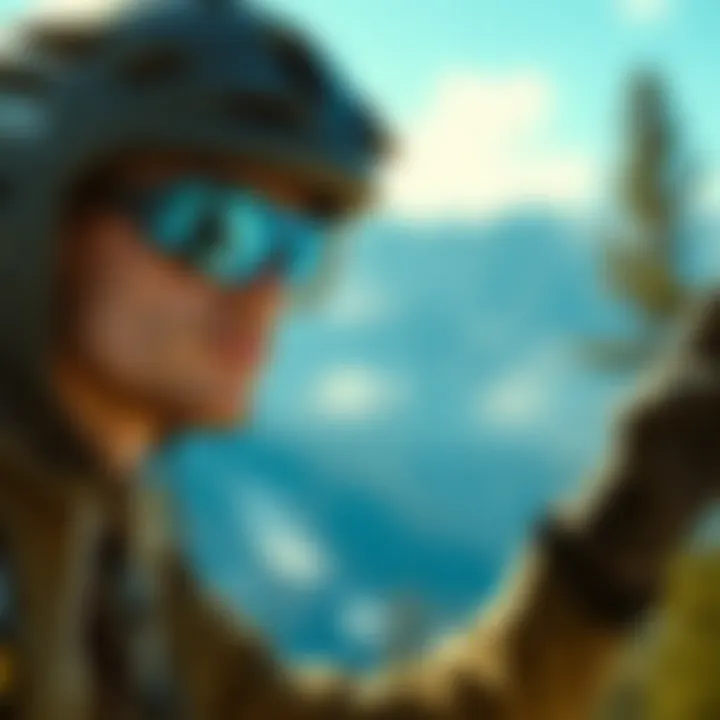 Different styles of sunglasses for various sports