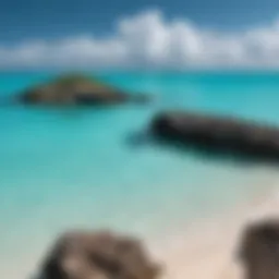 A stunning view of the turquoise waters surrounding Providenciales