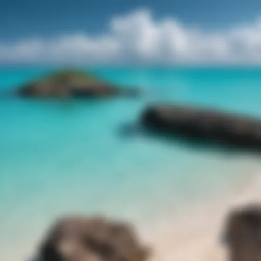 A stunning view of the turquoise waters surrounding Providenciales