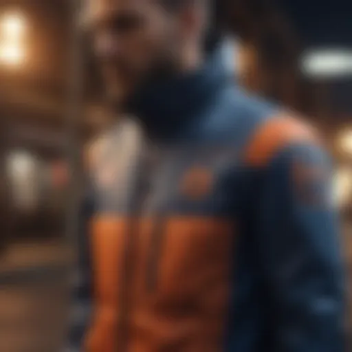 The Brighton jacket showcasing its sleek design and vibrant colors