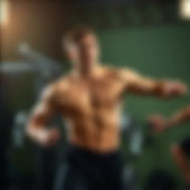 Athlete demonstrating strength training techniques