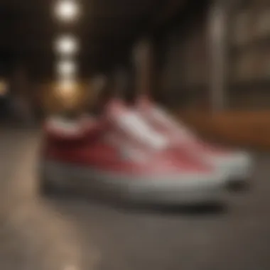 Vans shoes worn by skaters performing tricks