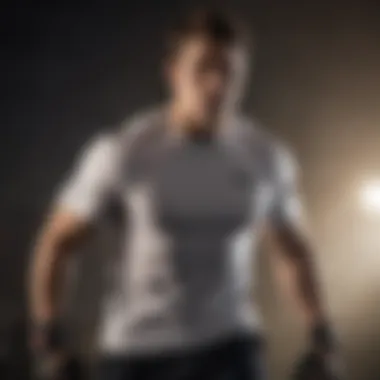 Athletic Performance in Venon Shirts Extreme sports athlete wearing venon shirt while performing a stunt
