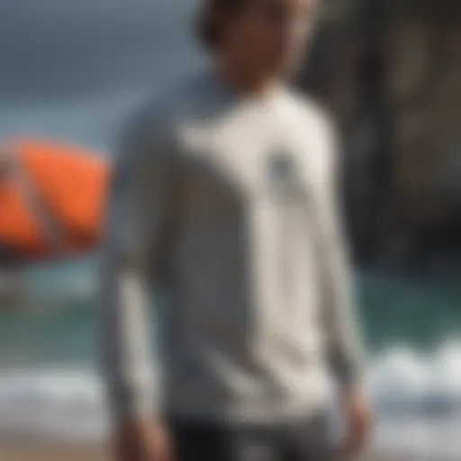 Rip Curl sweatshirt showcasing innovative design in surfing