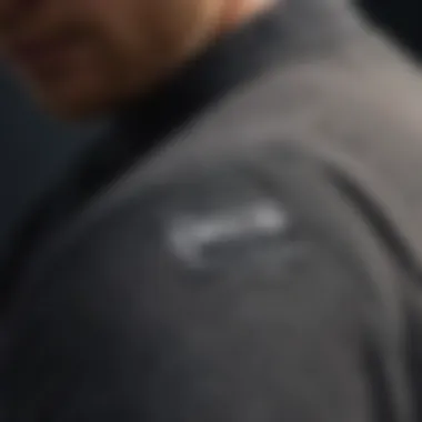 Material Innovation in Adventure Apparel Close-up of material innovation used in Rip Curl sweatshirts