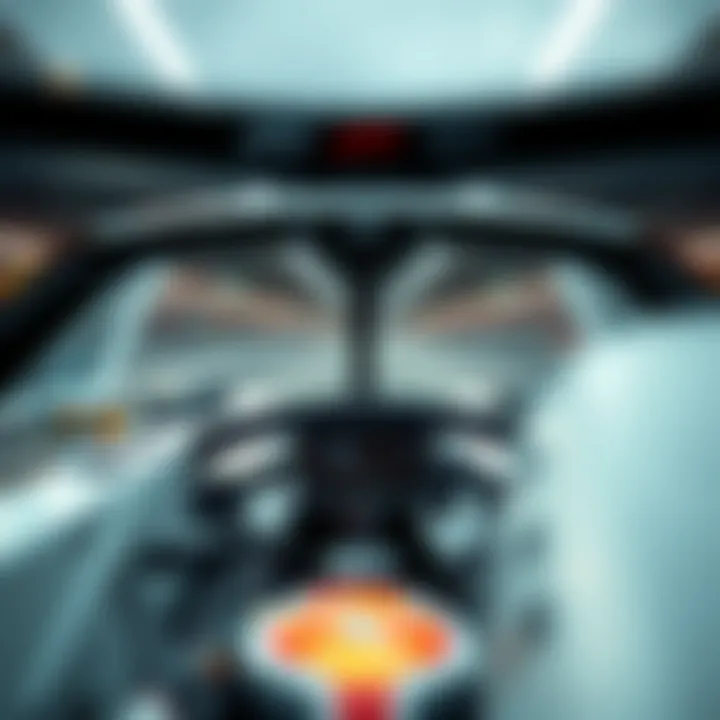 Inside the F1 Cockpit: Speed and Technology Cockpit view of a Formula One car displaying speed and technology