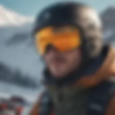 The Progression of Snowboarding Gear Snowboarding gear evolution displayed alongside modern technology