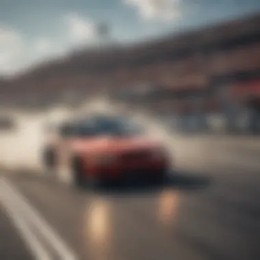 The Thrill of Drift Events An overview of a vibrant drifting event showcasing various cars and enthusiastic fans.
