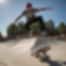 Jeff Grosso performing a trick at a skate park