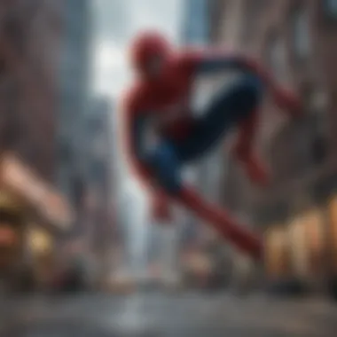 A conceptual image highlighting the philosophical themes within Spider-Man's narrative