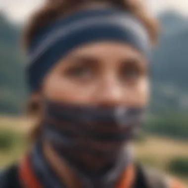 A group of extreme sports athletes sporting diverse face bandanas, highlighting cultural trends and personal expression.