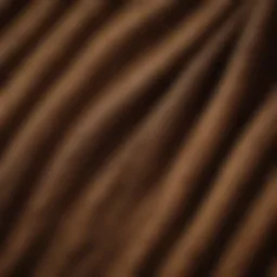 Close-up of textured corduroy fabric showcasing its unique weave
