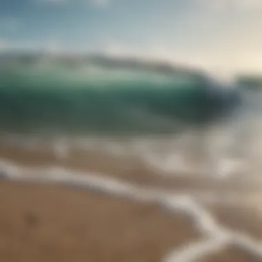 Tranquil Beach Waves Gentle waves lapping at a tranquil beach