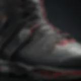 Close-up view of the Thirtytwo Double Boa boot showcasing the lacing system.