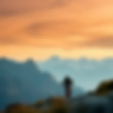 Breathtaking Mountain Backdrop A breathtaking mountain backdrop for cycling enthusiasts