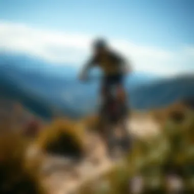 Challenging Downhill Trail Experience Challenging downhill trail with stunning vistas