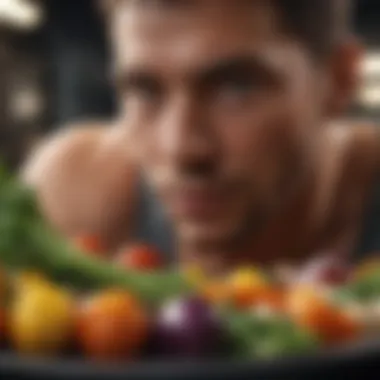 Nourishing the Body A vibrant meal prep scene showcasing colorful vegetables and lean proteins.