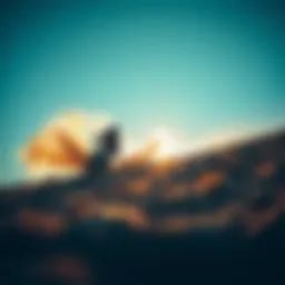 Dynamic wind patterns influencing extreme sports activities