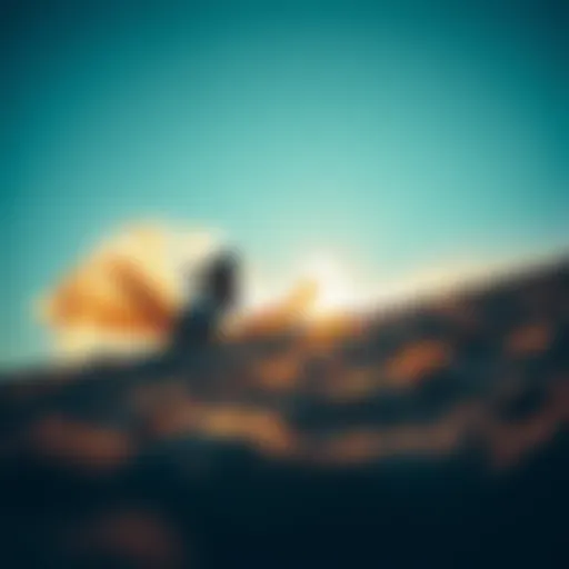 Dynamic wind patterns influencing extreme sports activities