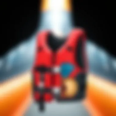 Anatomy of a Life Vest Illustration depicting the anatomy and features of a life vest.