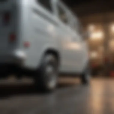 Design Features of Grey Platform Vans Close-up of the design features of grey platform vans